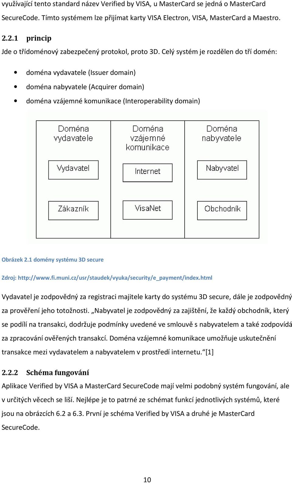 Celý systém je rozdělen do tří domén: doména vydavatele (Issuer domain) doména nabyvatele (Acquirer domain) doména vzájemné komunikace (Interoperability domain) Obrázek 2.