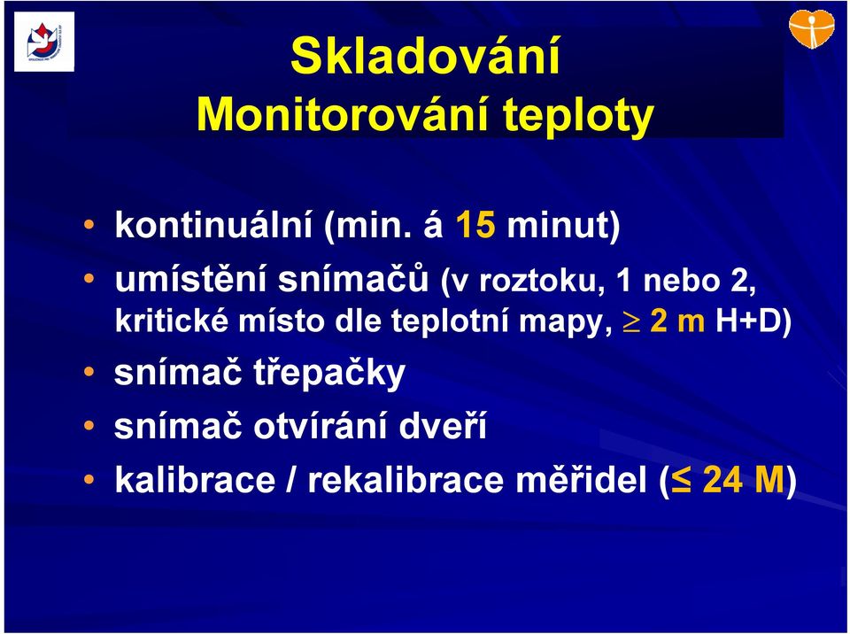 kritické místo dle teplotní mapy, 2mH+D H+D) snímač