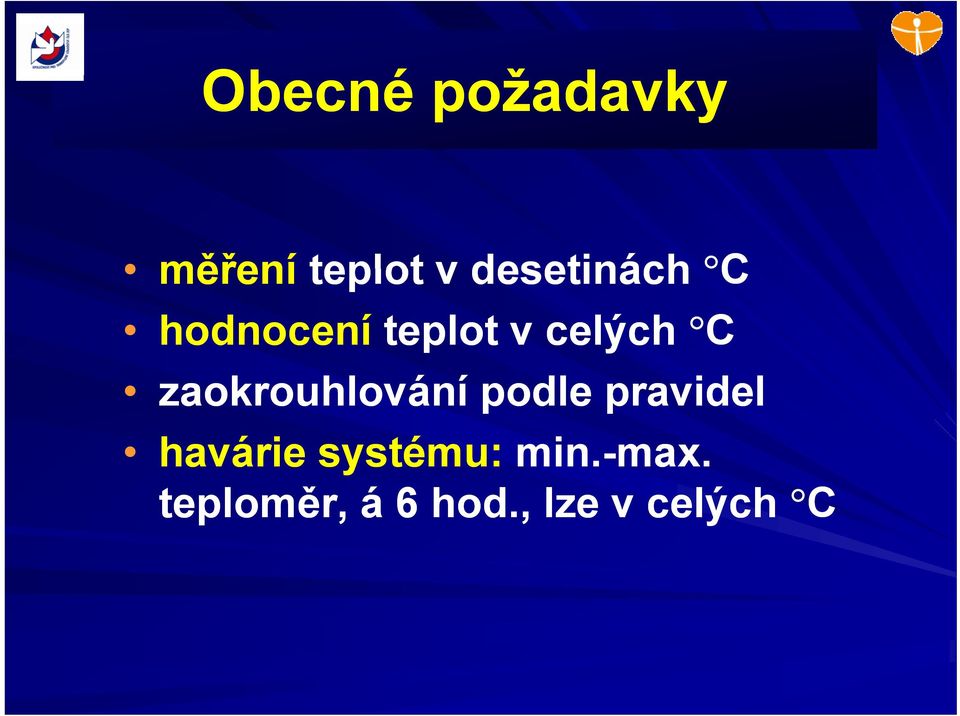 zaokrouhlování podle pravidel havárie