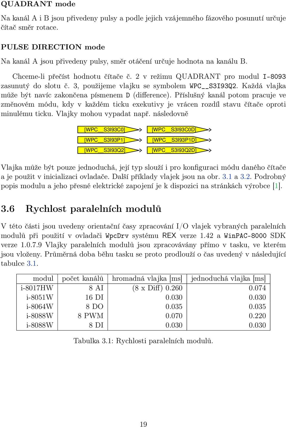 3, použijeme vlajku se symbolem WPC S3I93Q2. Každá vlajka může být navíc zakončena písmenem D (difference).