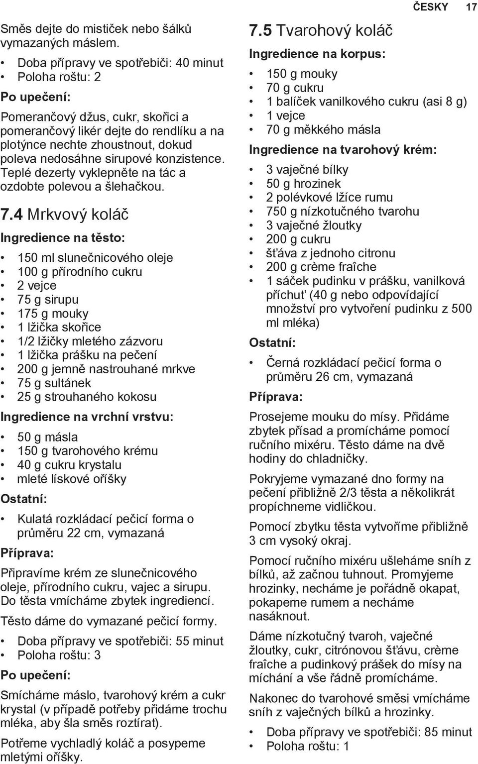 Teplé dezerty vyklepněte na tác a ozdobte polevou a šlehačkou. 7.