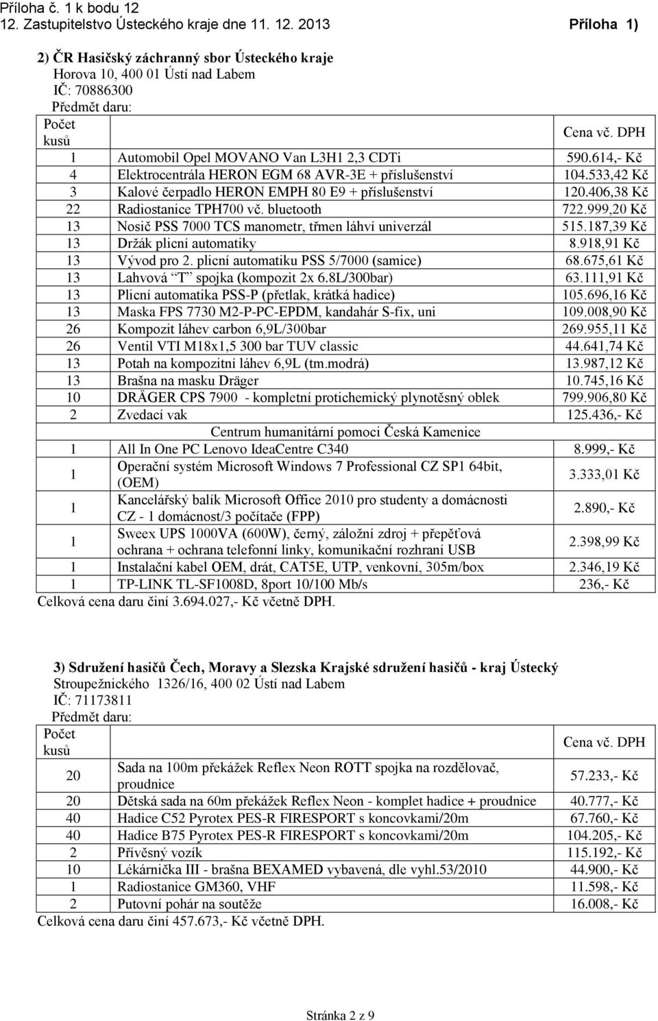 999,20 Kč 13 Nosič PSS 7000 TCS manometr, třmen láhví univerzál 515.187,39 Kč 13 Držák plicní automatiky 8.918,91 Kč 13 Vývod pro 2. plicní automatiku PSS 5/7000 (samice) 68.