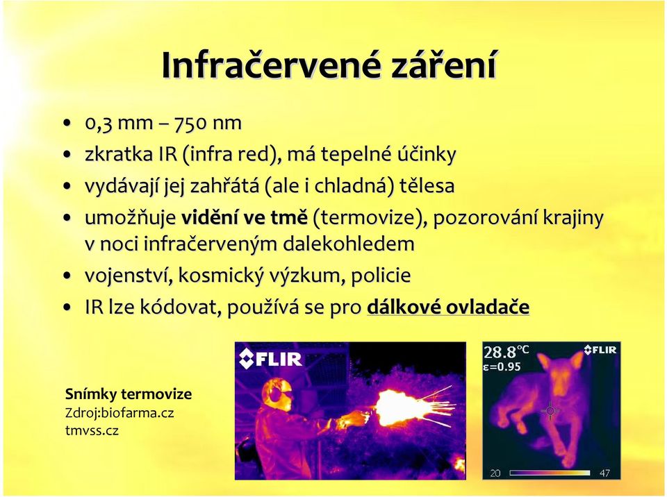 pozorování krajiny v noci infračerveným dalekohledem vojenství, kosmický výzkum,