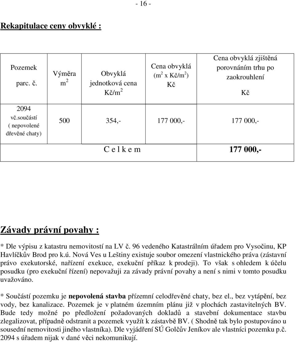 96 vedeného Katastrálním úřadem pro Vysočinu, KP Havlíčkův Brod pro k.ú. Nová Ves u Leštiny existuje soubor omezení vlastnického práva (zástavní právo exekutorské, nařízení exekuce, exekuční příkaz k prodeji).