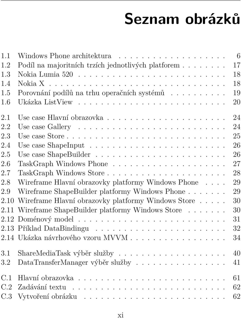 2 Use case Gallery.......................... 24 2.3 Use case Store............................ 25 2.4 Use case ShapeInput........................ 26 2.5 Use case ShapeBuilder....................... 26 2.6 TaskGraph Windows Phone.