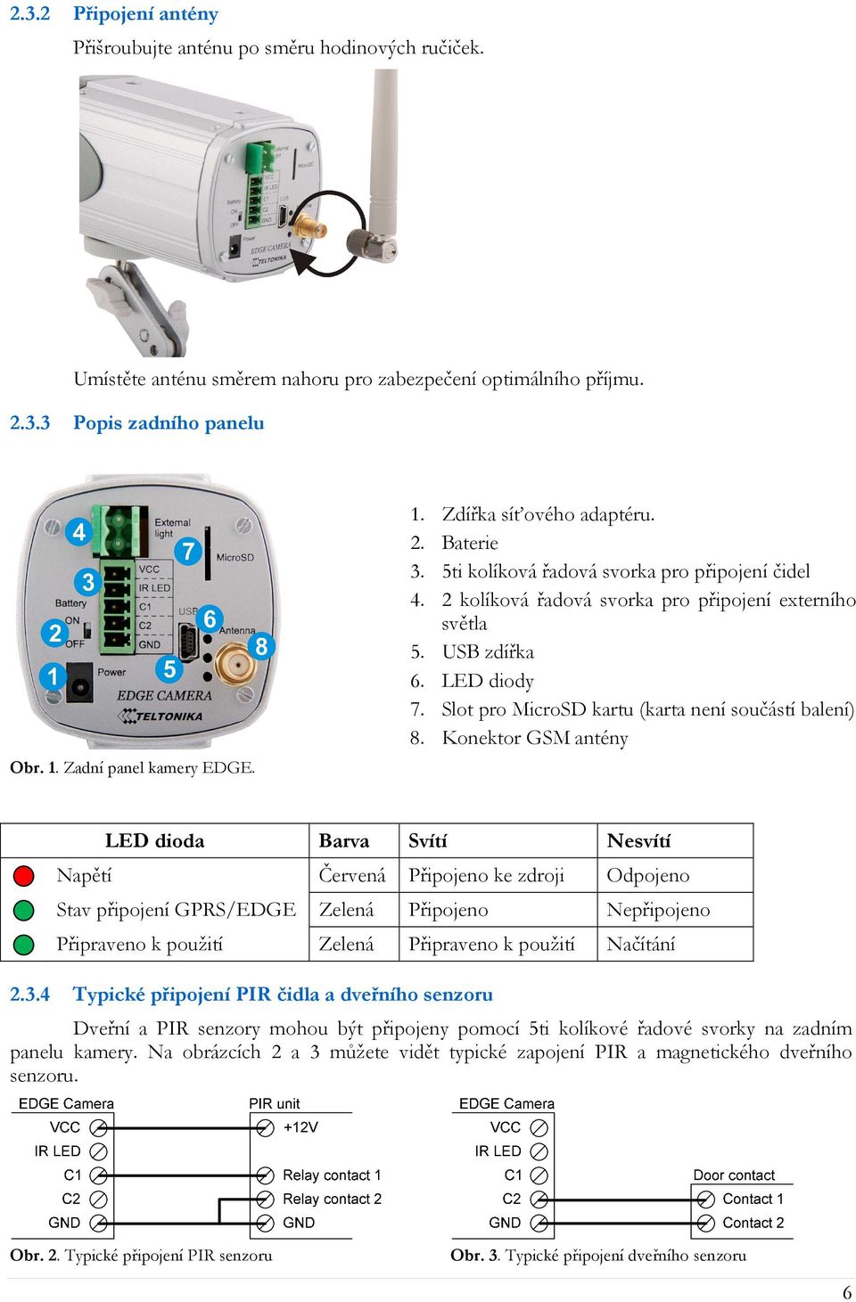 Slot pro MicroSD kartu (karta není součástí balení) 8.