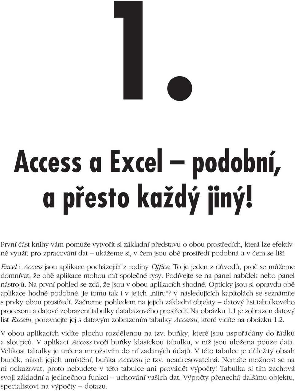 Excel i Access jsou aplikace pocházející z rodiny Office. To je jeden z důvodů, proč se můžeme domnívat, že obě aplikace mohou mít společné rysy. Podívejte se na panel nabídek nebo panel nástrojů.