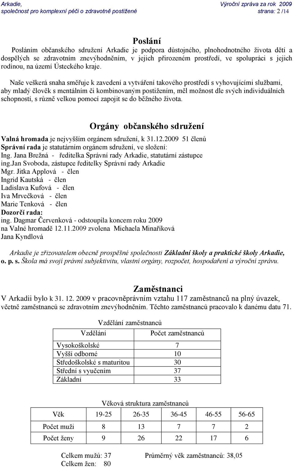 Naše veškerá snaha směřuje k zavedení a vytváření takového prostředí s vyhovujícími sluţbami, aby mladý člověk s mentálním či kombinovaným postiţením, měl moţnost dle svých individuálních schopností,