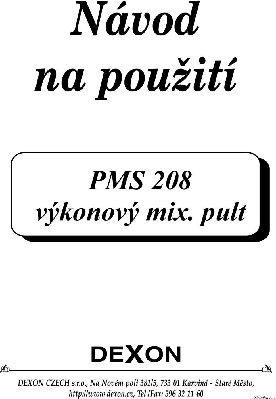 mix. pult