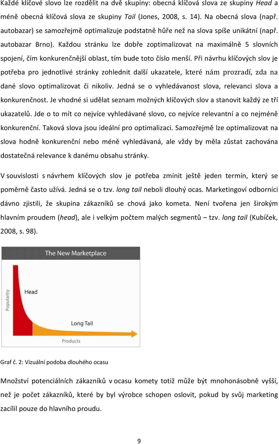 Každou stránku lze dobře zoptimalizovat na maximálně 5 slovních spojení, čím konkurenčnější oblast, tím bude toto číslo menší.