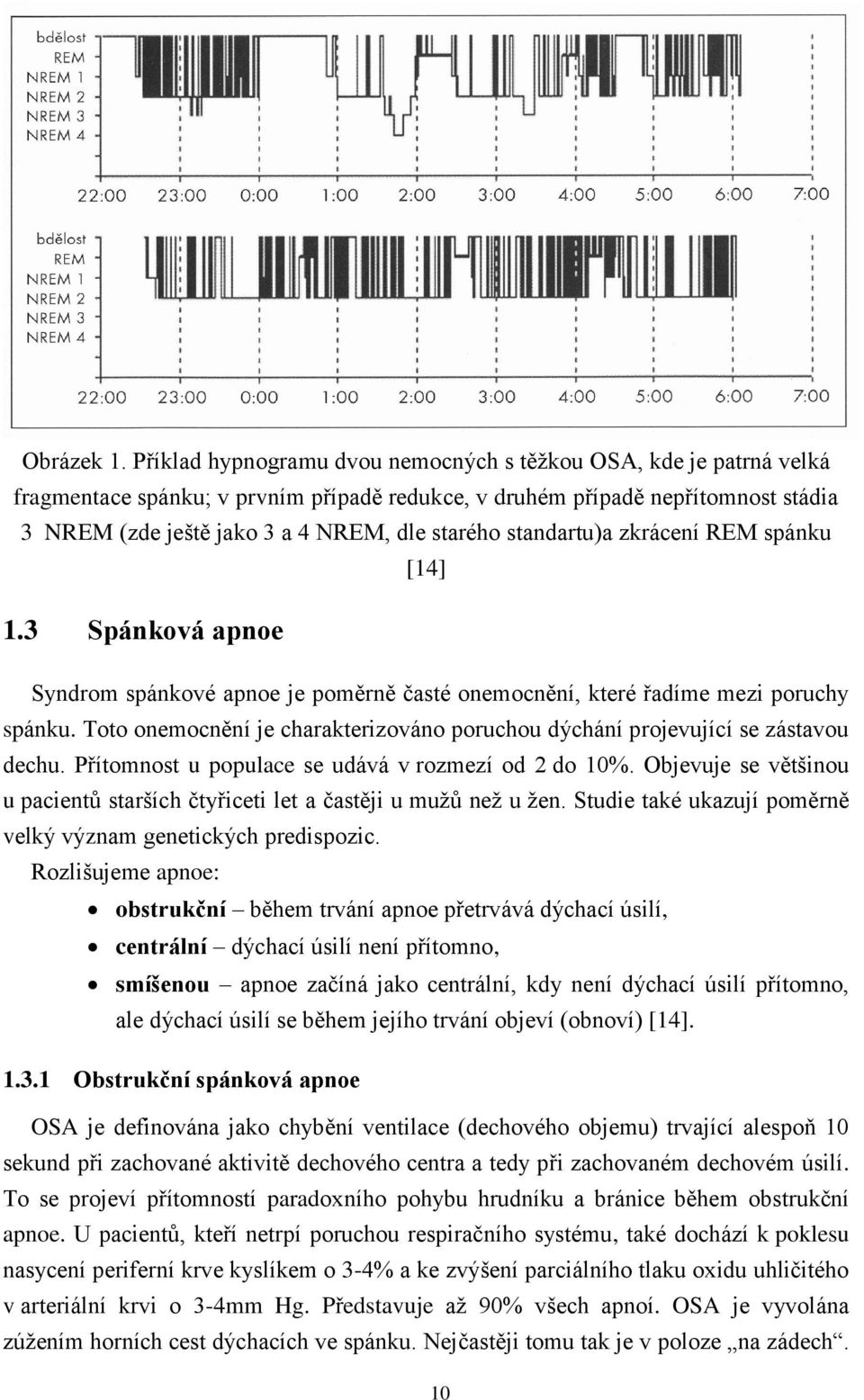 standartu)a zkrácení REM spánku [14] 1.3 Spánková apnoe Syndrom spánkové apnoe je poměrně časté onemocnění, které řadíme mezi poruchy spánku.