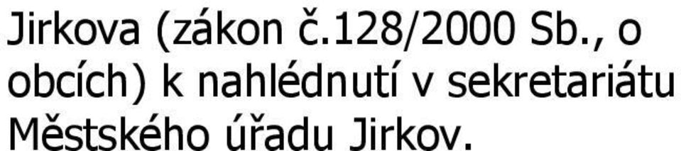 , o obcích) k