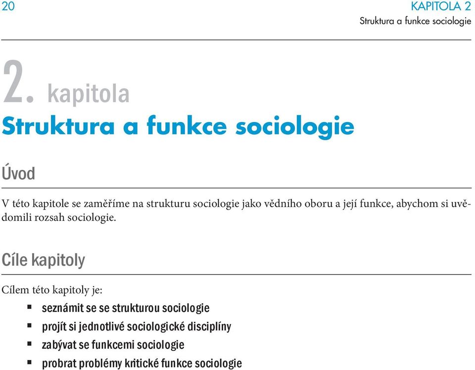 rozsah sociologie.