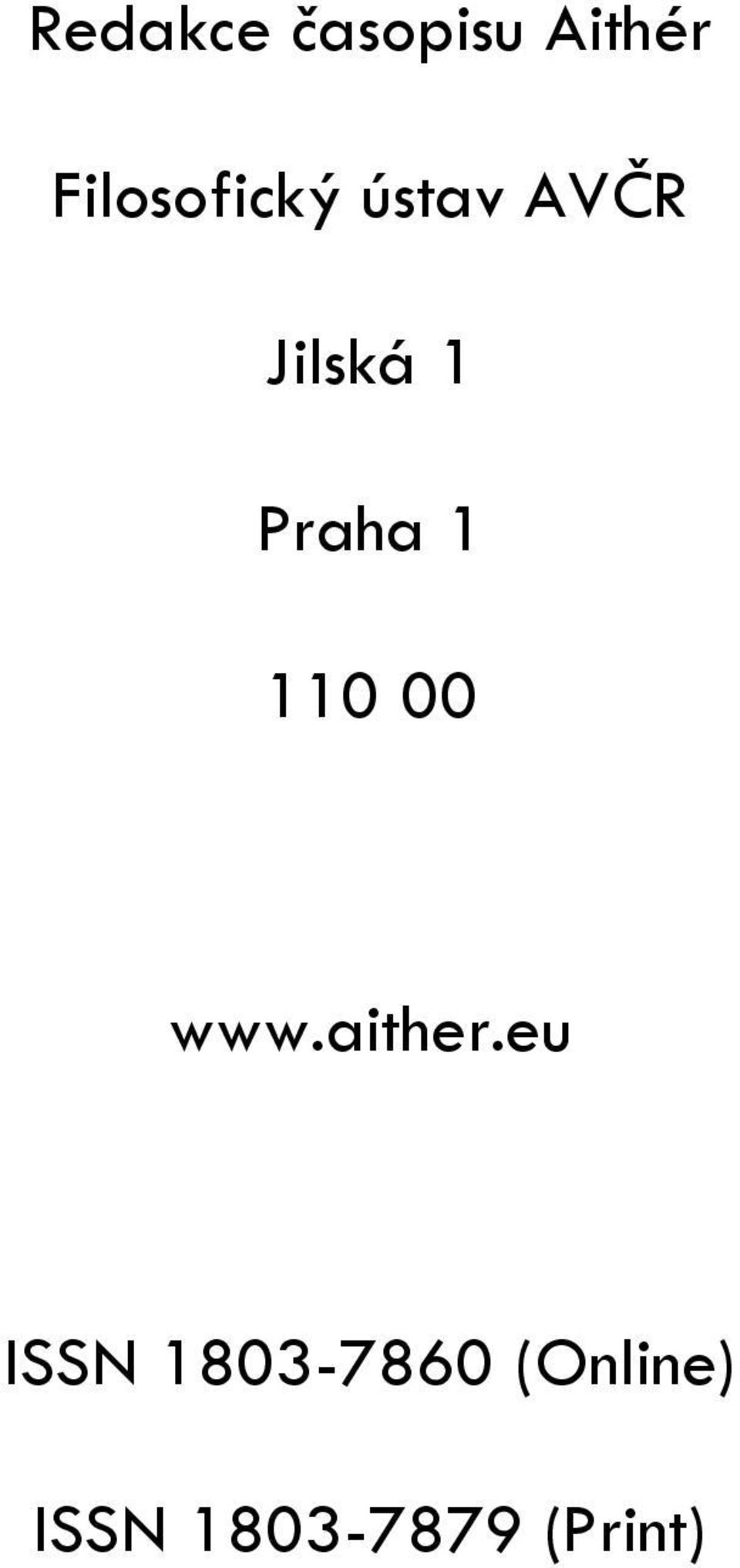 Praha 1 110 00 www.aither.