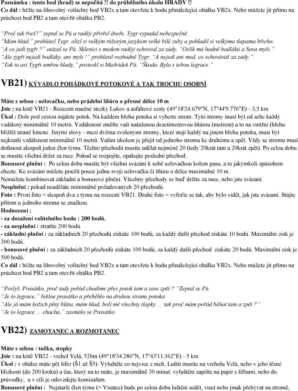 Mám hlad, prohlásil Tygr, olízl si velkým růţovým jazykem velké bílé zuby a pohladil si velkýma tlapama břicho. A co jedí tygři? otázal se Pů. Sklenici s medem raději schvoval za zády.