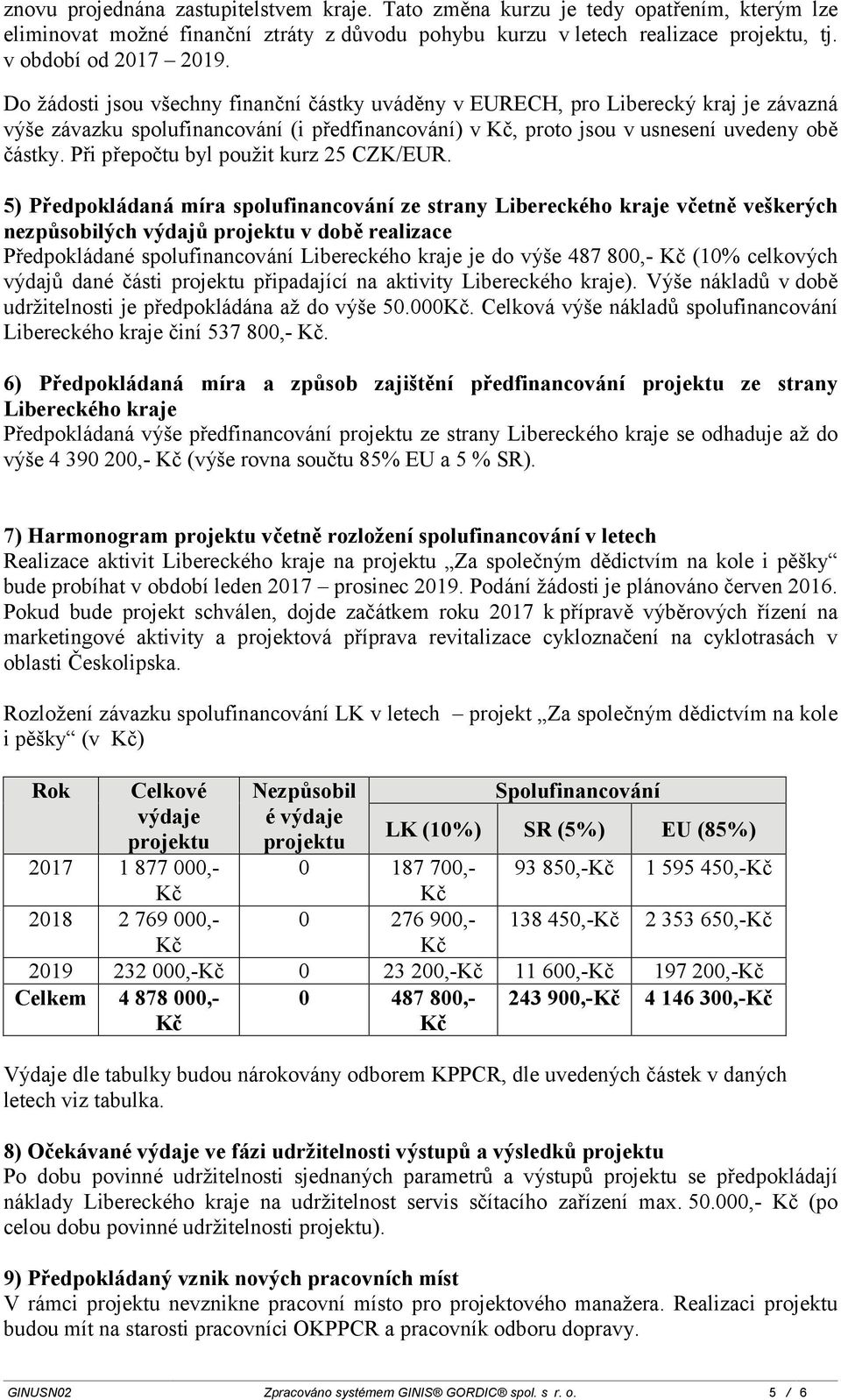 Při přepočtu byl použit kurz 25 CZK/EUR.