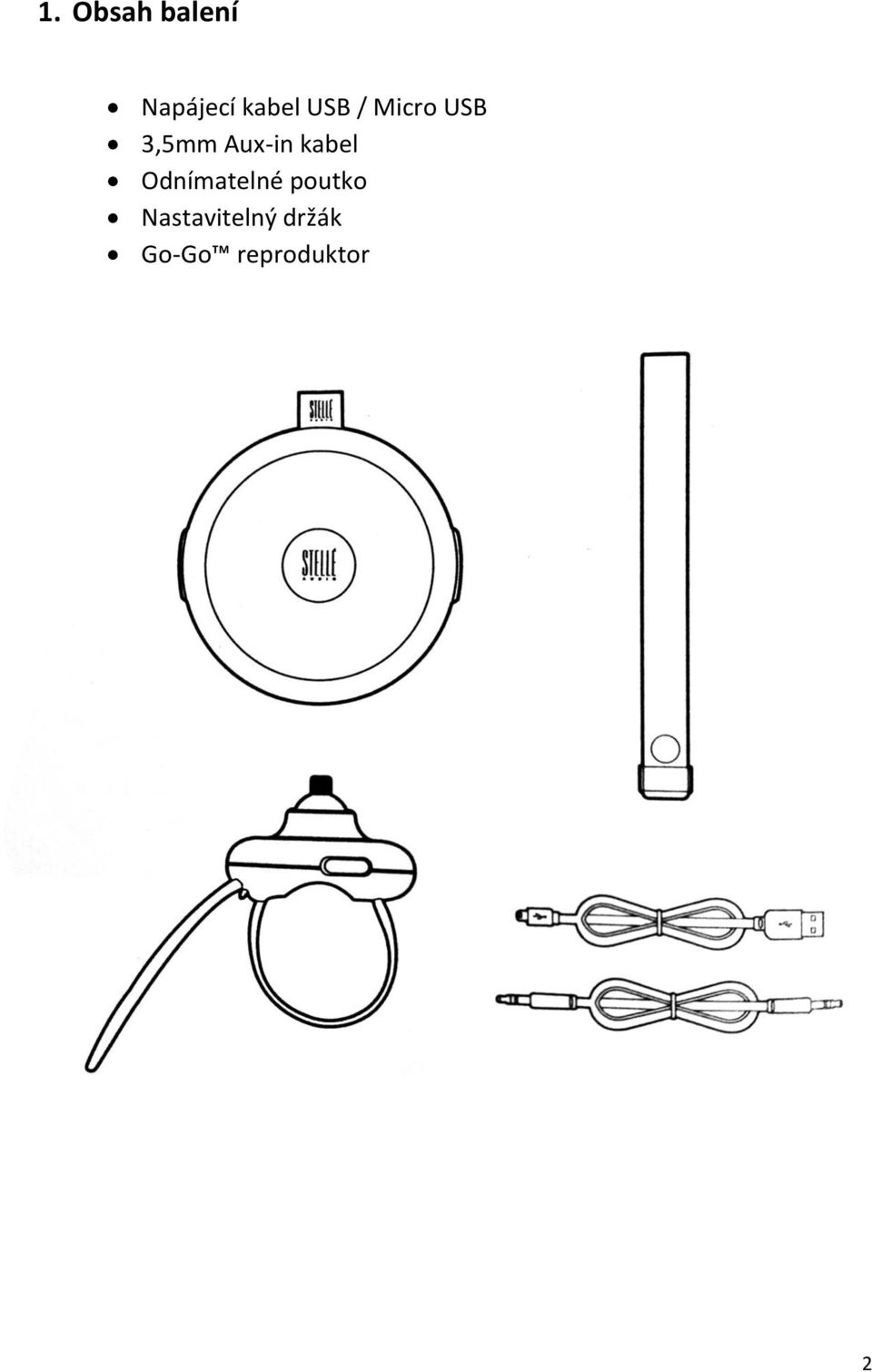 kabel Odnímatelné poutko