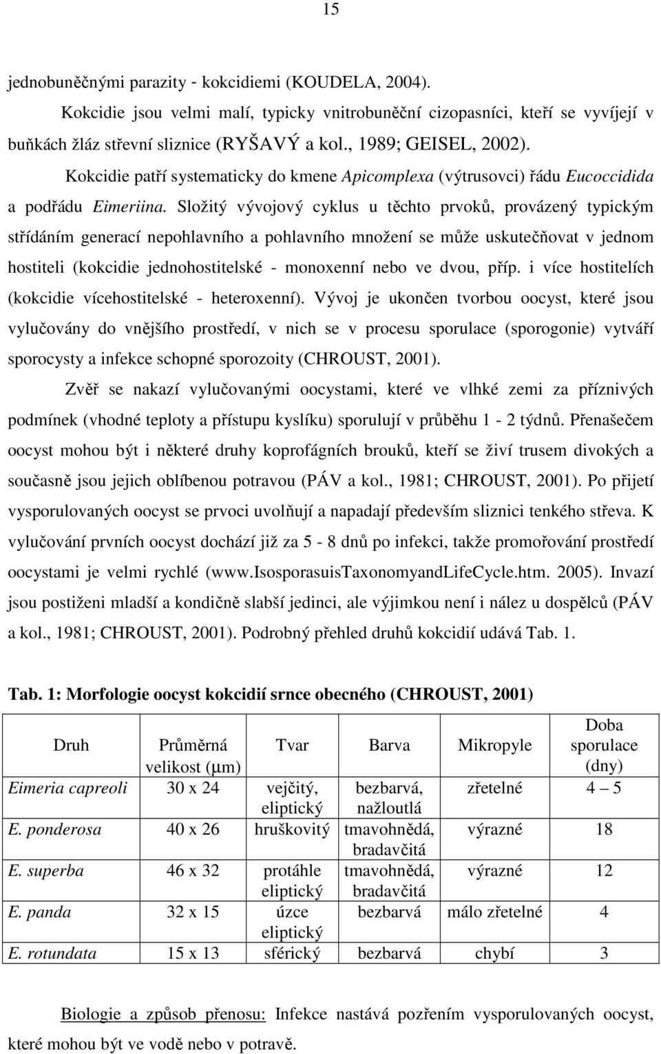 Složitý vývojový cyklus u těchto prvoků, provázený typickým střídáním generací nepohlavního a pohlavního množení se může uskutečňovat v jednom hostiteli (kokcidie jednohostitelské - monoxenní nebo ve