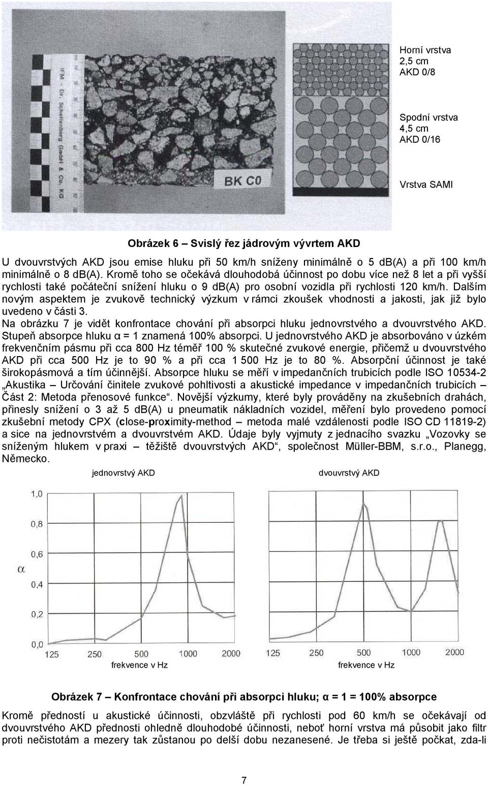 Dalším novým aspektem je zvukově technický výzkum v rámci zkoušek vhodnosti a jakosti, jak již bylo uvedeno v části 3.