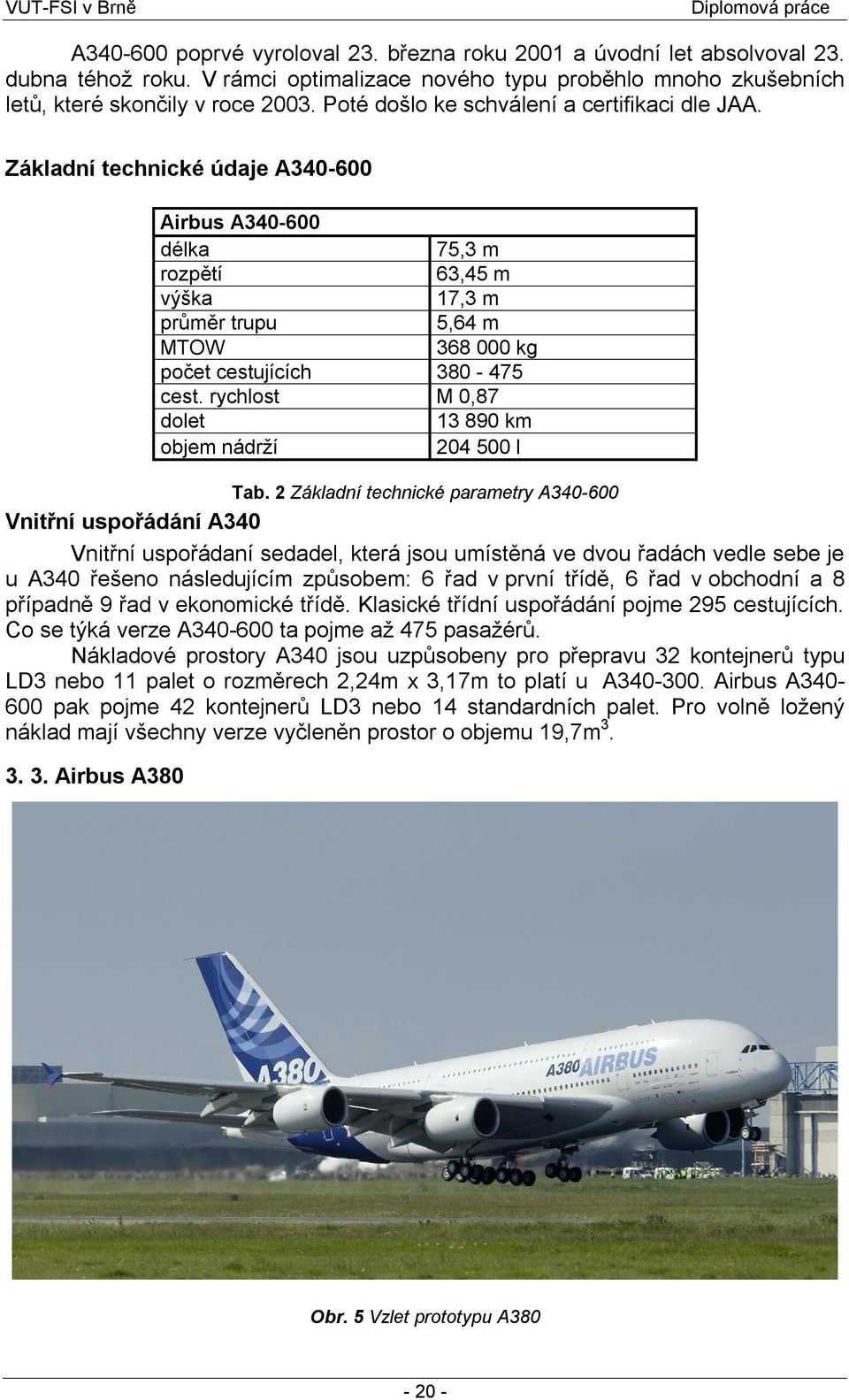 Základní technické údaje A340-600 Airbus A340-600 délka 75,3 m rozpětí 63,45 m výška 17,3 m průměr trupu 5,64 m MTOW 368 000 kg počet cestujících 380-475 cest.