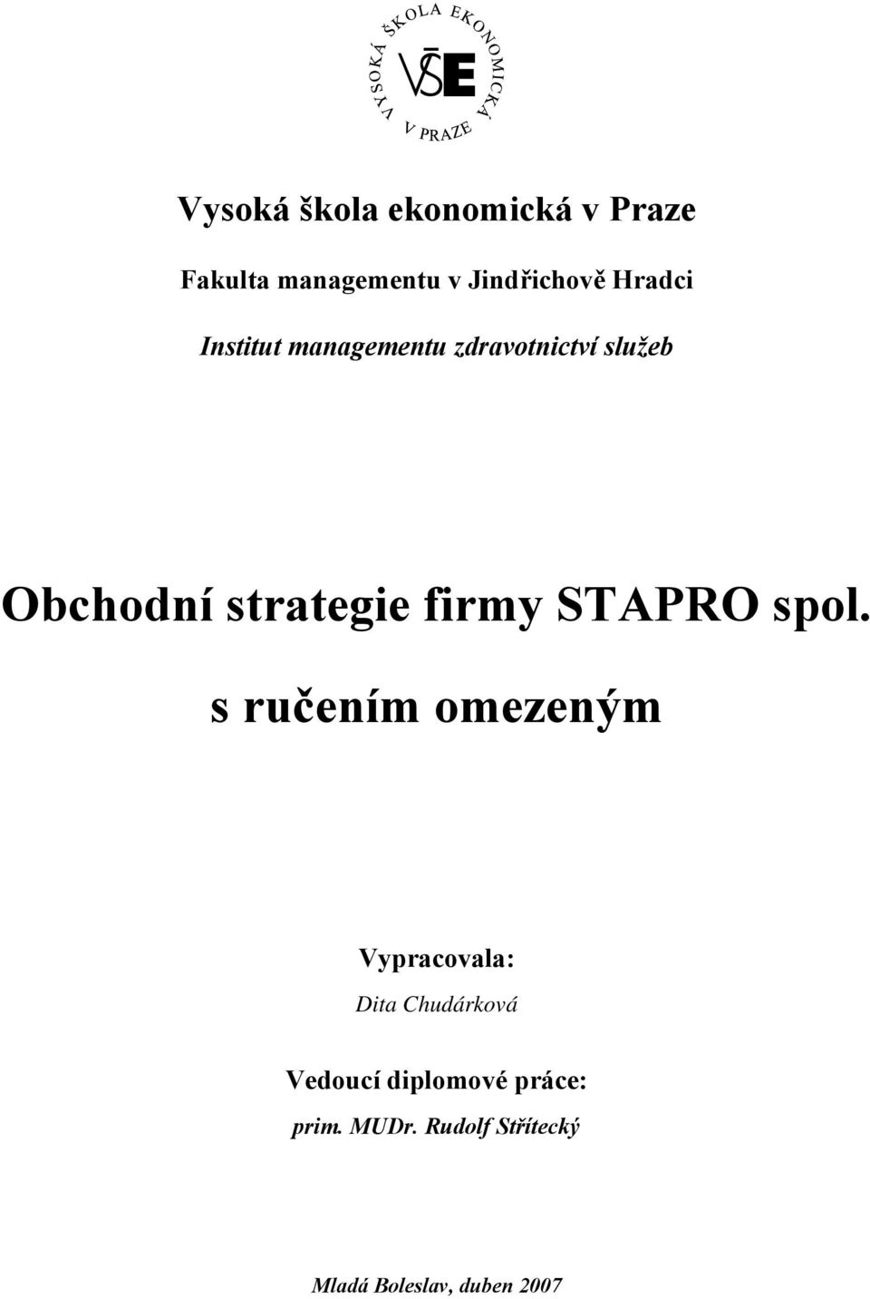firmy STAPRO spol.