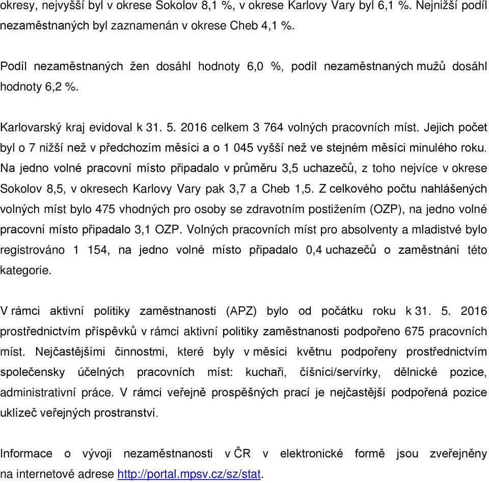 Jejich počet byl o 7 nižší než v předchozím měsíci a o 1 045 vyšší než ve stejném měsíci minulého roku.