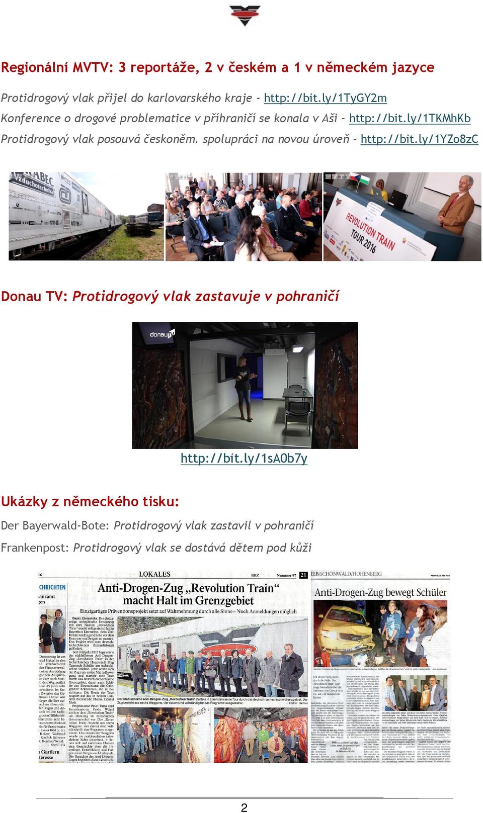 ly/1tkmhkb Protidrogový vlak posouvá českoněm. spolupráci na novou úroveň - http://bit.
