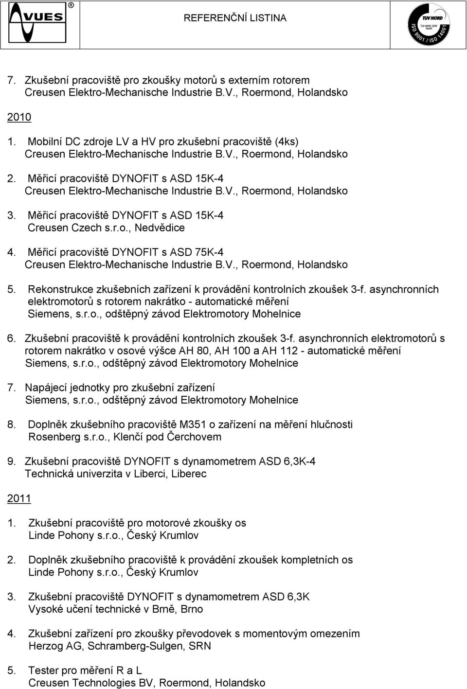 asynchronních elektromotorů s rotorem nakrátko - automatické měření 6. Zkušební pracoviště k provádění kontrolních zkoušek 3-f.