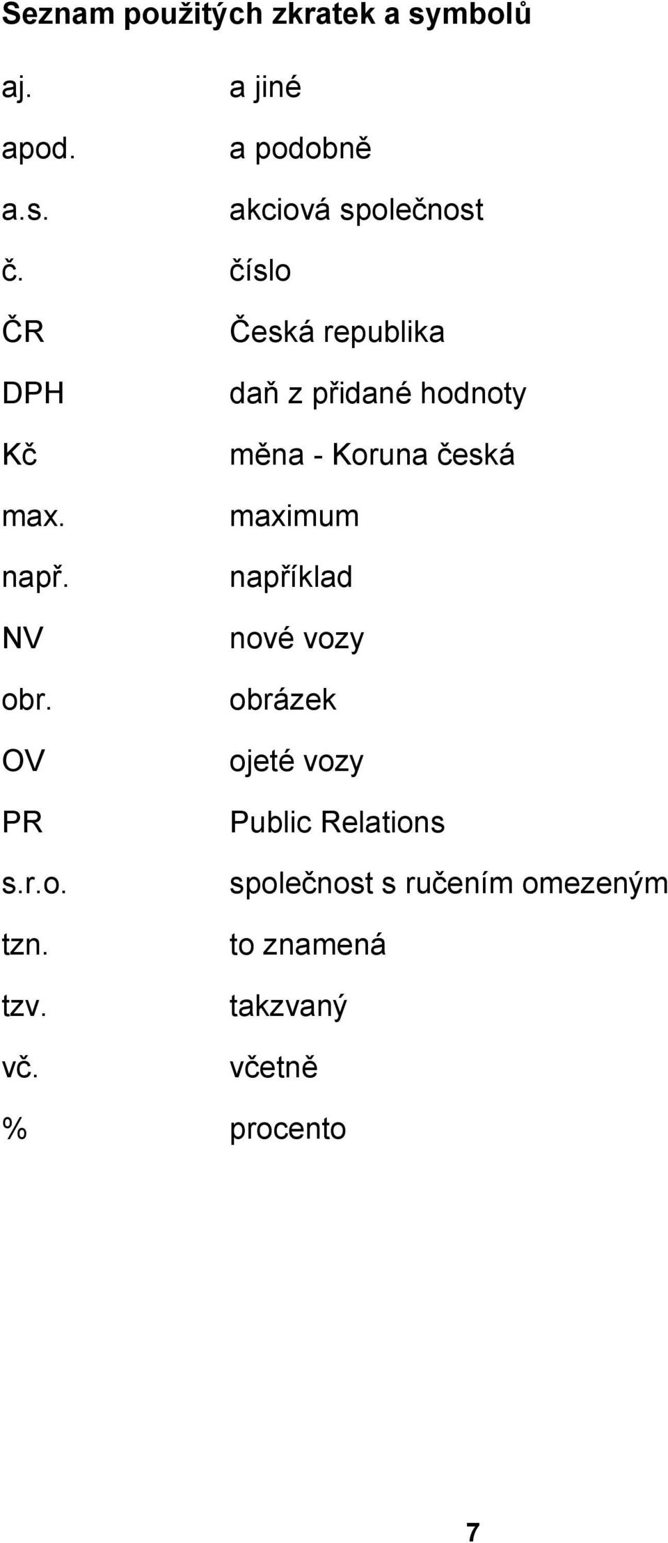 Česká republika daň z přidané hodnoty měna - Koruna česká maximum například nové vozy