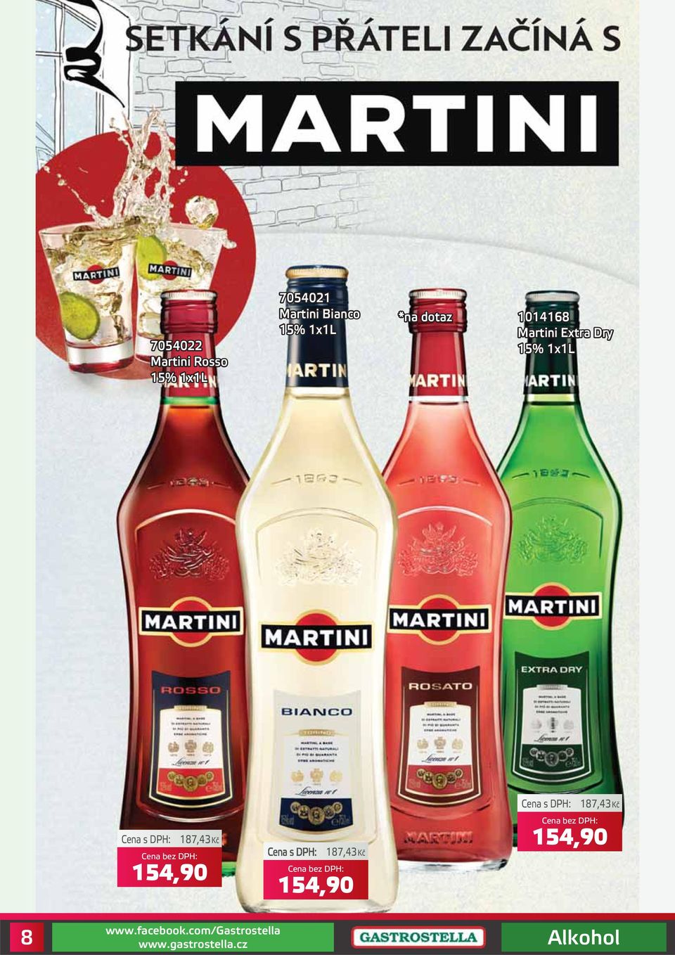 1014168 Martini Extra Dry 15% 1x1L