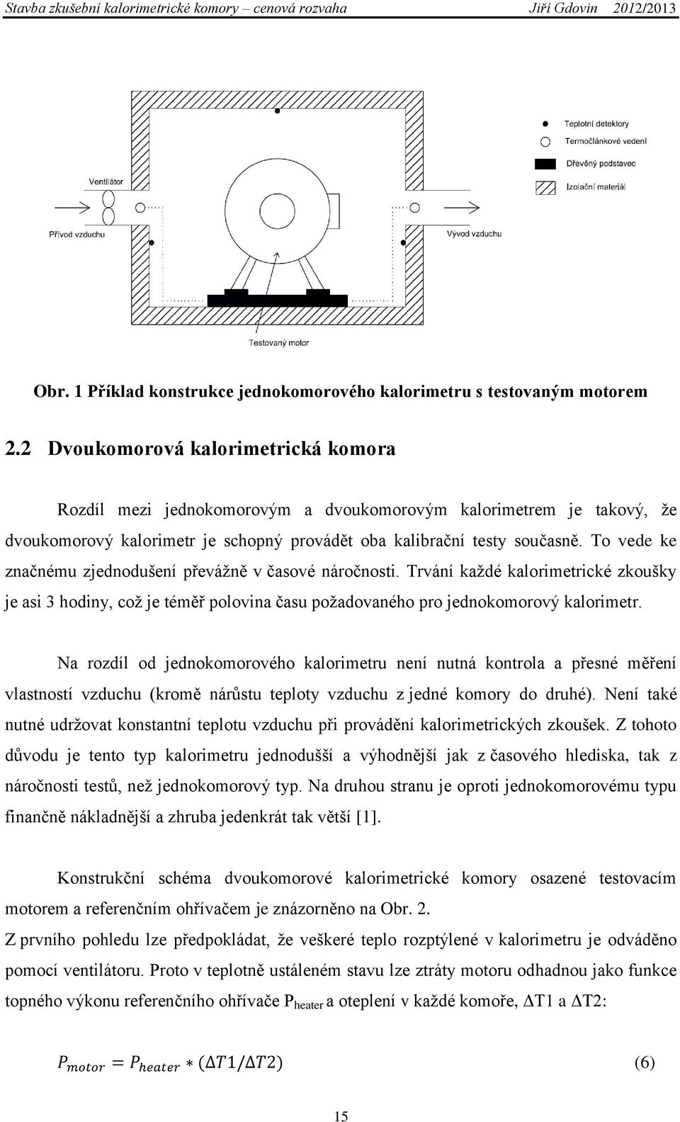 To vede ke značnému zjednodušení převážně v časové náročnosti. Trvání každé kalorimetrické zkoušky je asi 3 hodiny, což je téměř polovina času požadovaného pro jednokomorový kalorimetr.