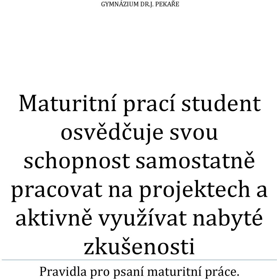 svu schpnst samstatně pracvat na prjektech