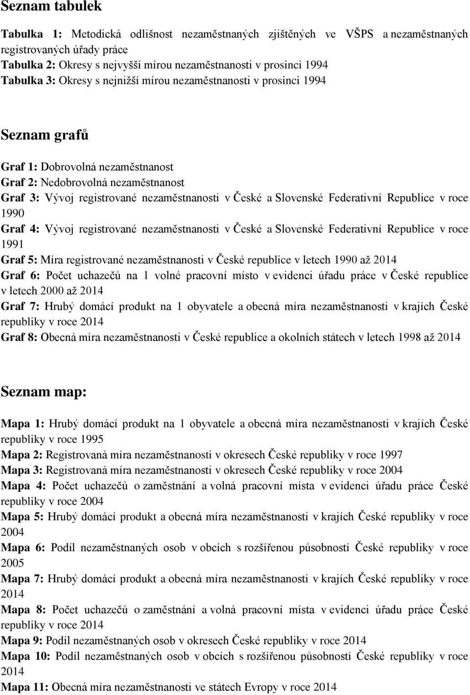 Slovenské Federativní Republice v roce 1990 Graf 4: Vývoj registrované nezaměstnanosti v České a Slovenské Federativní Republice v roce 1991 Graf 5: Míra registrované nezaměstnanosti v České