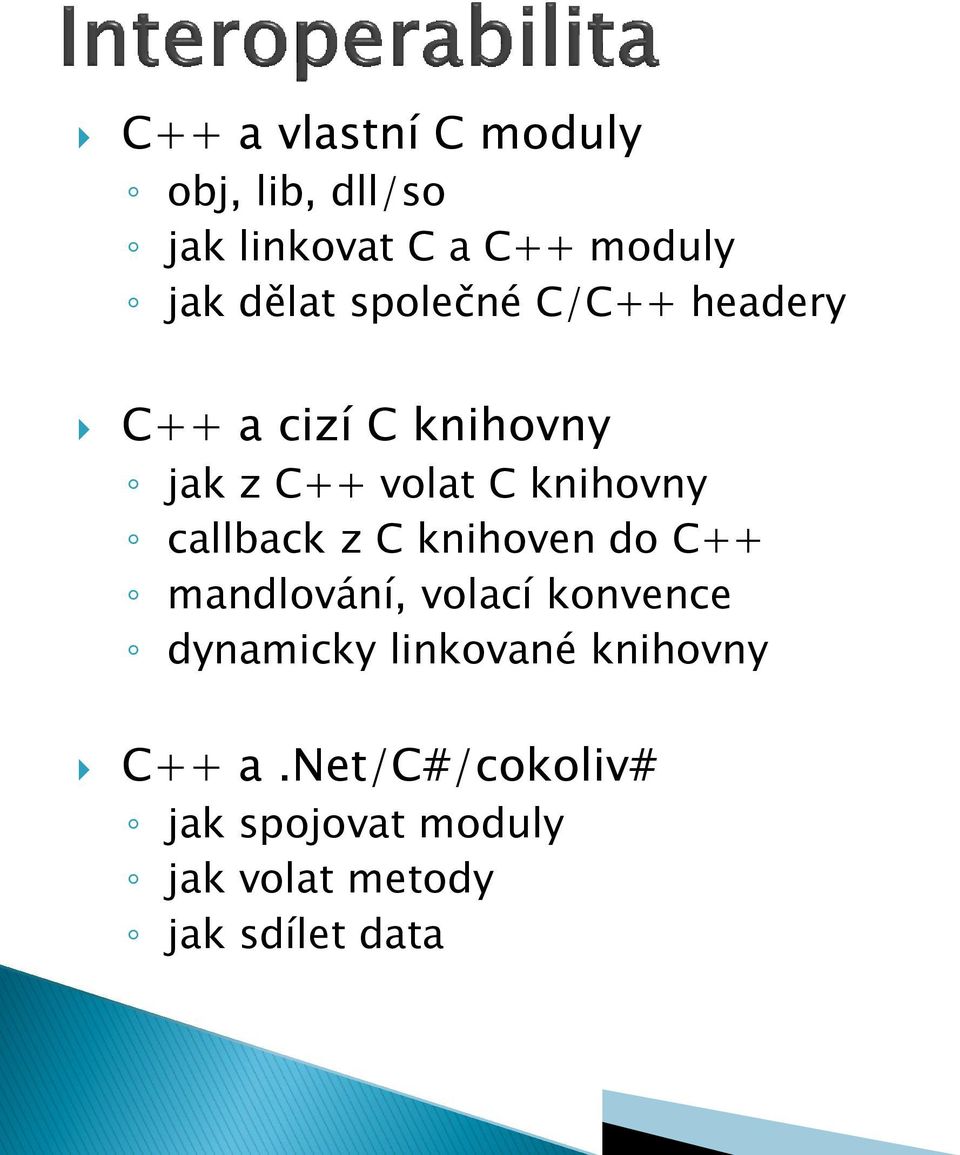 callback z C knihoven do C++ mandlování, volací konvence dynamicky linkované