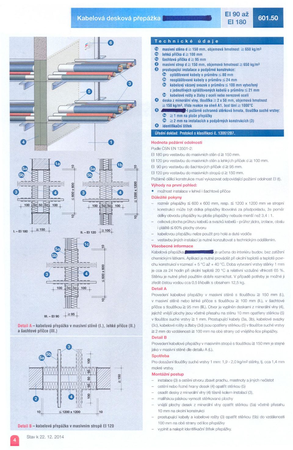 a podperné konstrukce: oplášfované kabely o prumeru ;;; 80 mm neoplášlované kabely o prumeru;;; 24 mm kabelový vázaný svazek o prumeru;;; 0 mm vytvorený z jednotlvých oplášfovaných kabelu o