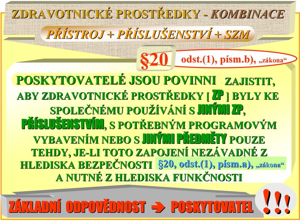 POTŘEBNÝM PROGRAMOVÝM VYBAVENÍM M NEBO S JINÝMI PŘEDMP EDMĚTY POUZE TEHDY, JE-LI TOTO ZAPOJENÍ NEZÁVADN VADNÉ Z HLEDISKA