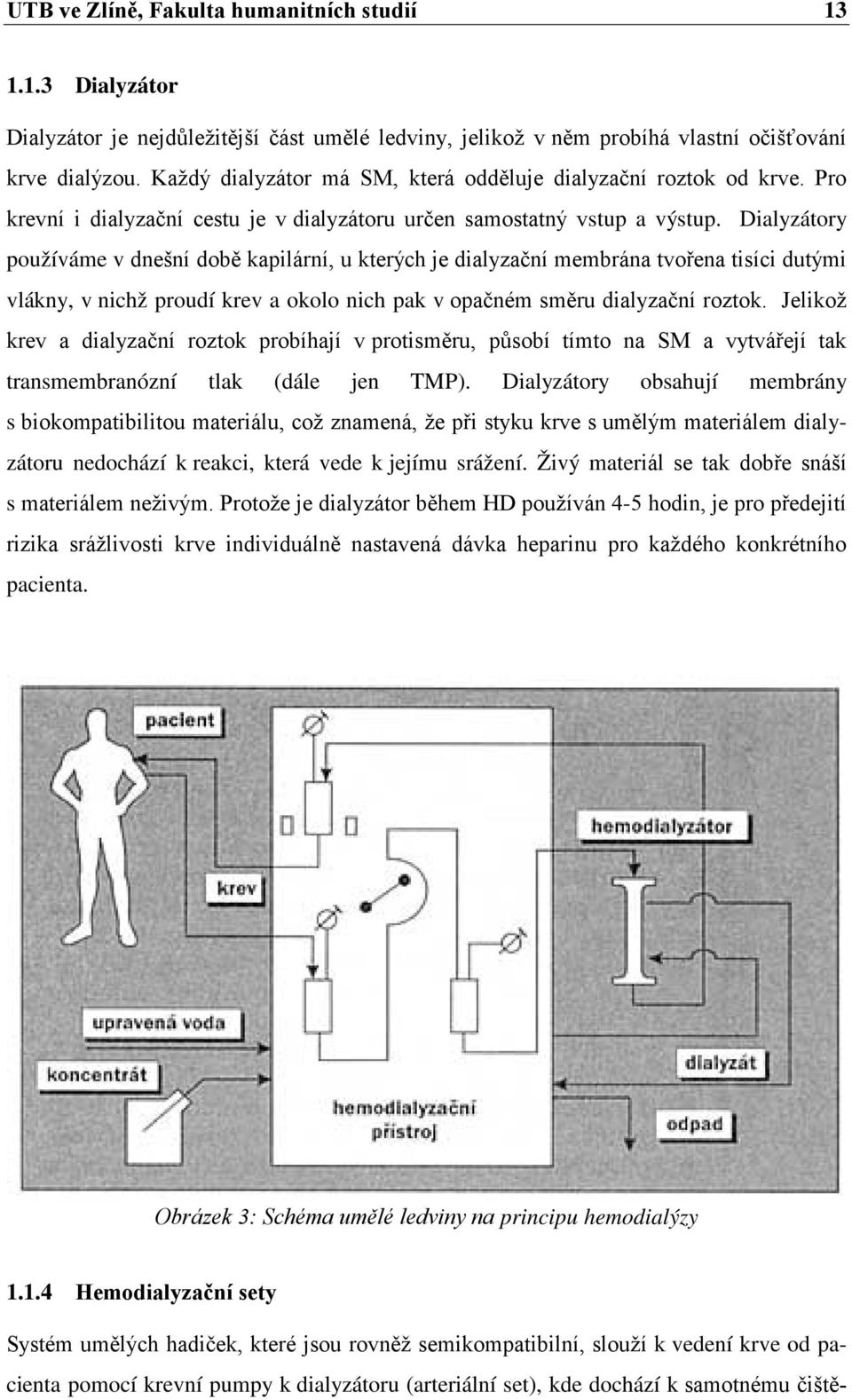 Dialyzátory používáme v dnešní době kapilární, u kterých je dialyzační membrána tvořena tisíci dutými vlákny, v nichž proudí krev a okolo nich pak v opačném směru dialyzační roztok.