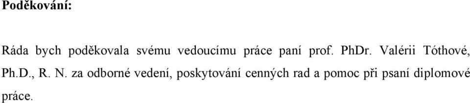 Valérii Tóthové, Ph.D., R. N.