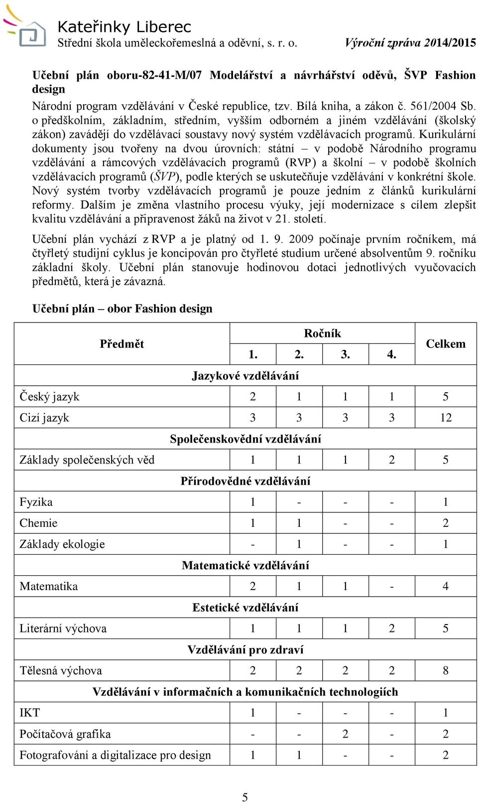 Kurikulární dokumenty jsou tvořeny na dvou úrovních: státní v podobě Národního programu vzdělávání a rámcových vzdělávacích programů (RVP) a školní v podobě školních vzdělávacích programů (ŠVP),