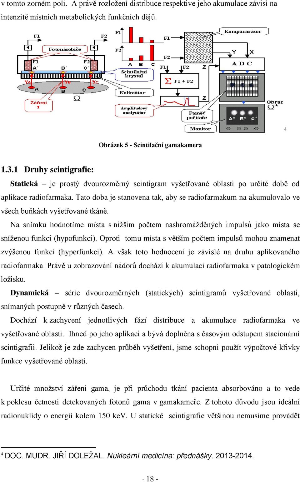 Tato doba je stanovena tak, aby se radiofarmakum na akumulovalo ve všech buňkách vyšetřované tkáně.