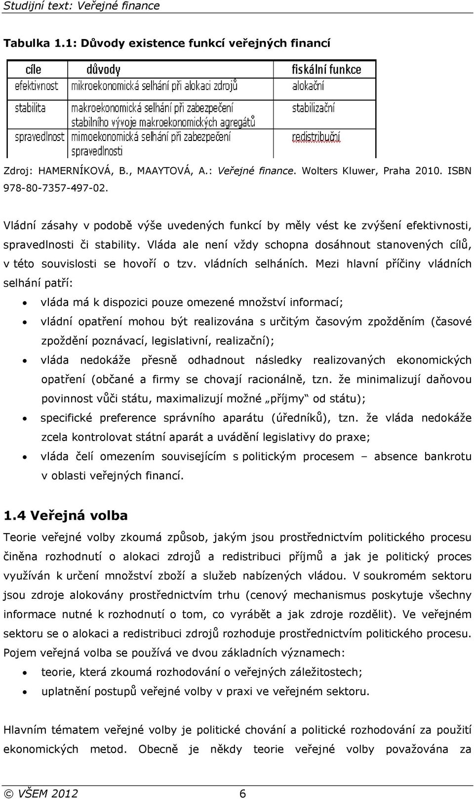 Vláda ale není vždy schopna dosáhnout stanovených cílů, v této souvislosti se hovoří o tzv. vládních selháních.