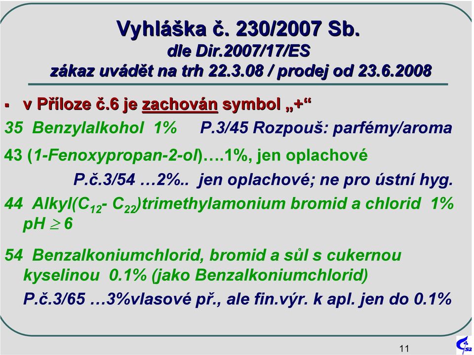 č.3/54 2%.. jen oplachové; ne pro ústní hyg.