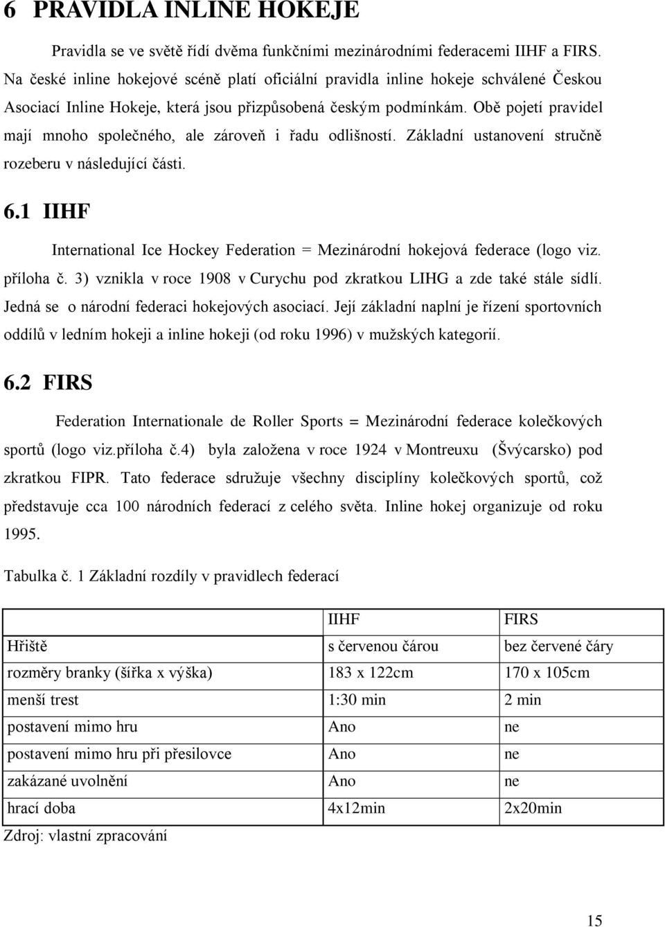 Obě pojetí pravidel mají mnoho společného, ale zároveň i řadu odlišností. Základní ustanovení stručně rozeberu v následující části. 6.