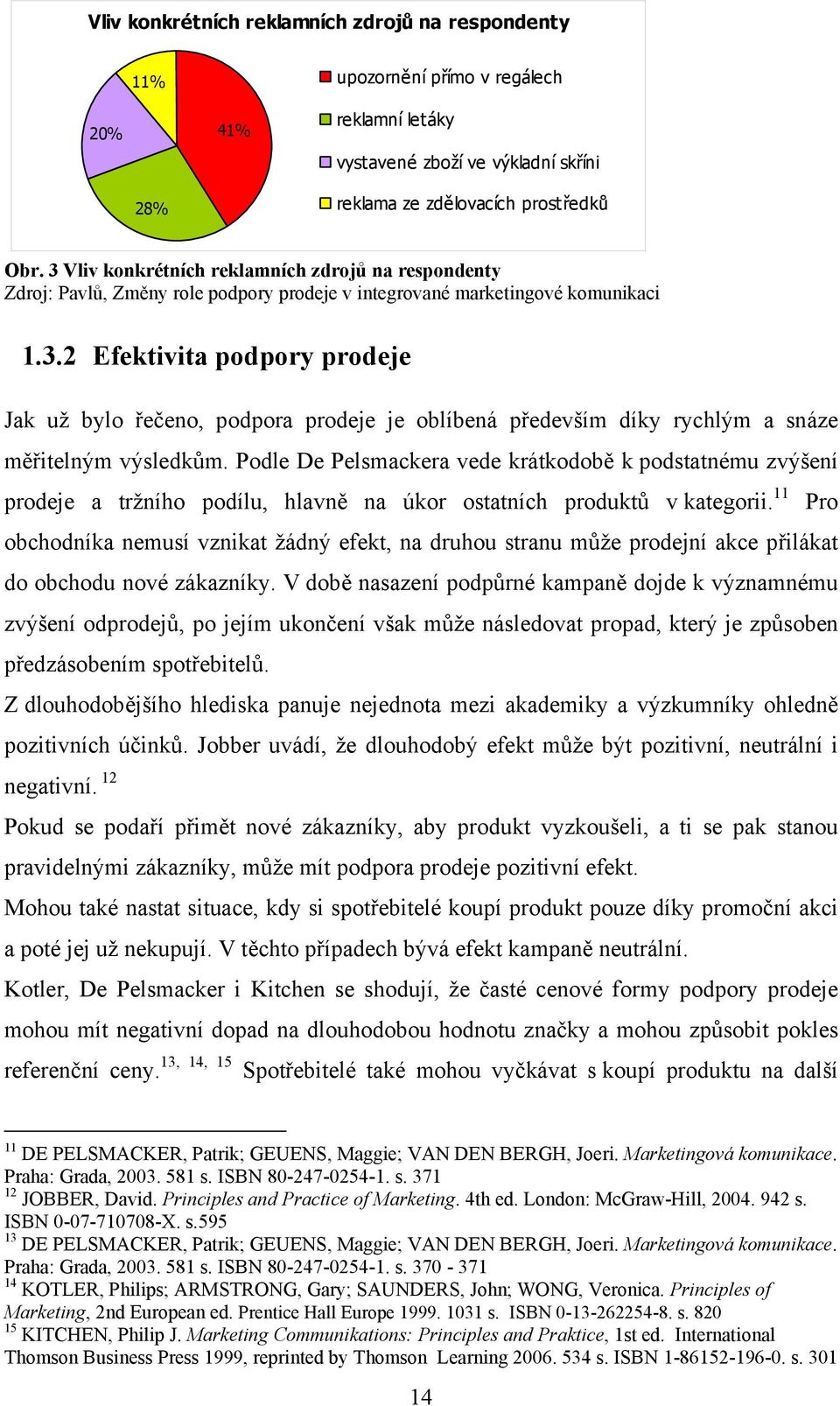 Podle De Pelsmackera vede krátkodobě k podstatnému zvýšení prodeje a tržního podílu, hlavně na úkor ostatních produktů v kategorii.