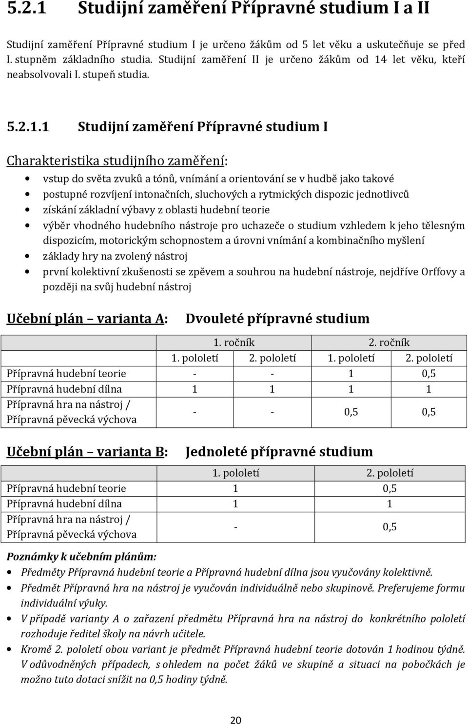 let věku, kteří neabsolvovali I. stupeň studia. 5.2.1.