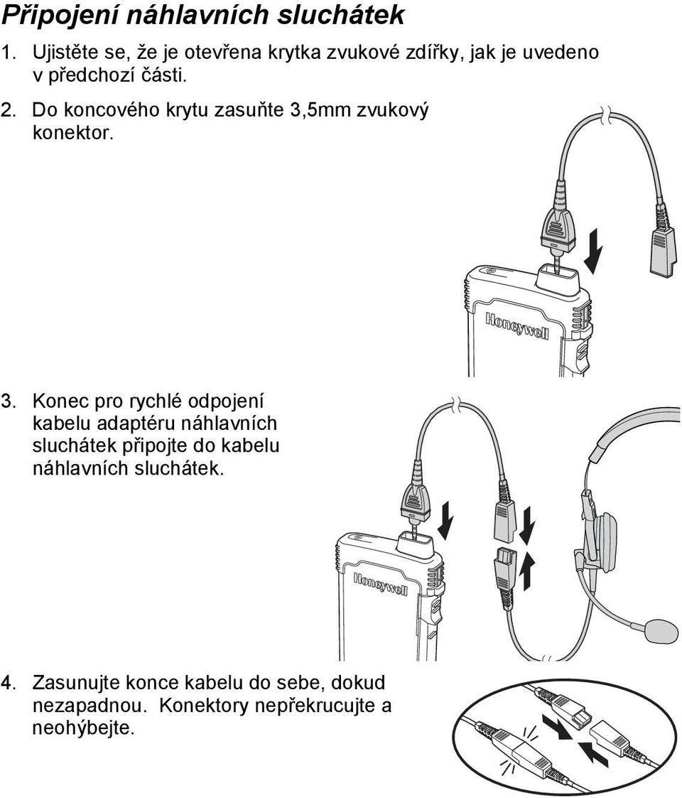 Do koncového krytu zasuňte 3,