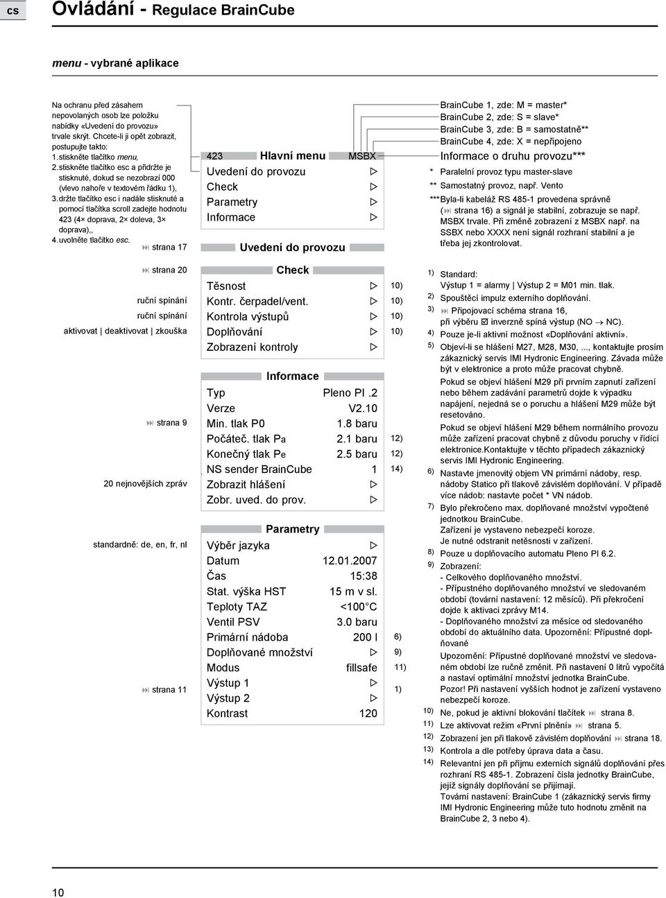 držte tlačítko esc i nadále stisknuté a pomocí tlačítka scroll zadejte hodnotu 423 (4 doprava, 2 doleva, 3 doprava),, 4. uvolněte tlačítko esc.