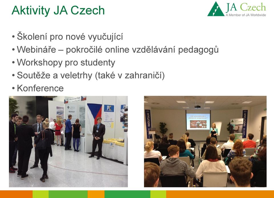 vzdělávání pedagogů Workshopy pro