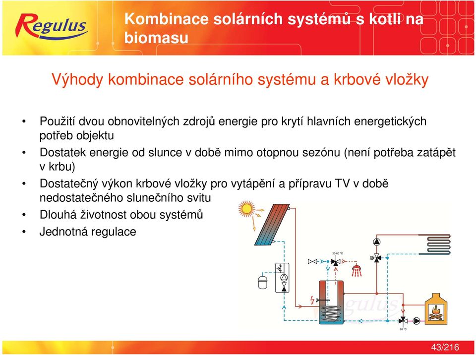 otopnou sezónu (není potřeba zatápět v krbu) Dostatečný výkon krbové vložky pro vytápění a