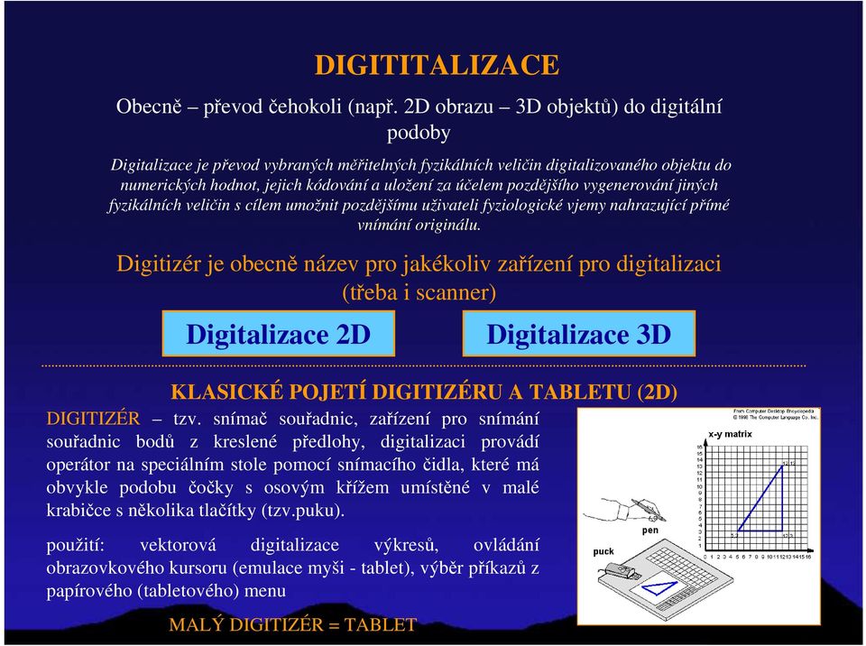 pozdějšího vygenerování jiných fyzikálních veličin s cílem umožnit pozdějšímu uživateli fyziologické vjemy nahrazující přímé vnímání originálu.